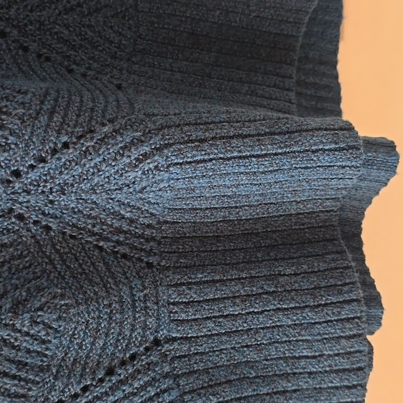 SONOMA BRAND WOMEN'S BLUE SCOOPNECK PULLOVER SWEATER SIZE LARGE - Picture 6 of 15